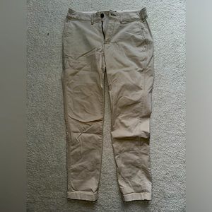 Abercrombie straight slim fit khakis 28/30